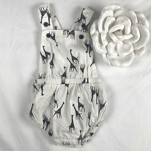 NWOT Old Navy Summer Overall Shorts Size 12-18 months